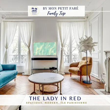 Apartment The Lady In Red - Romantique - Bail Mobilite Paris
